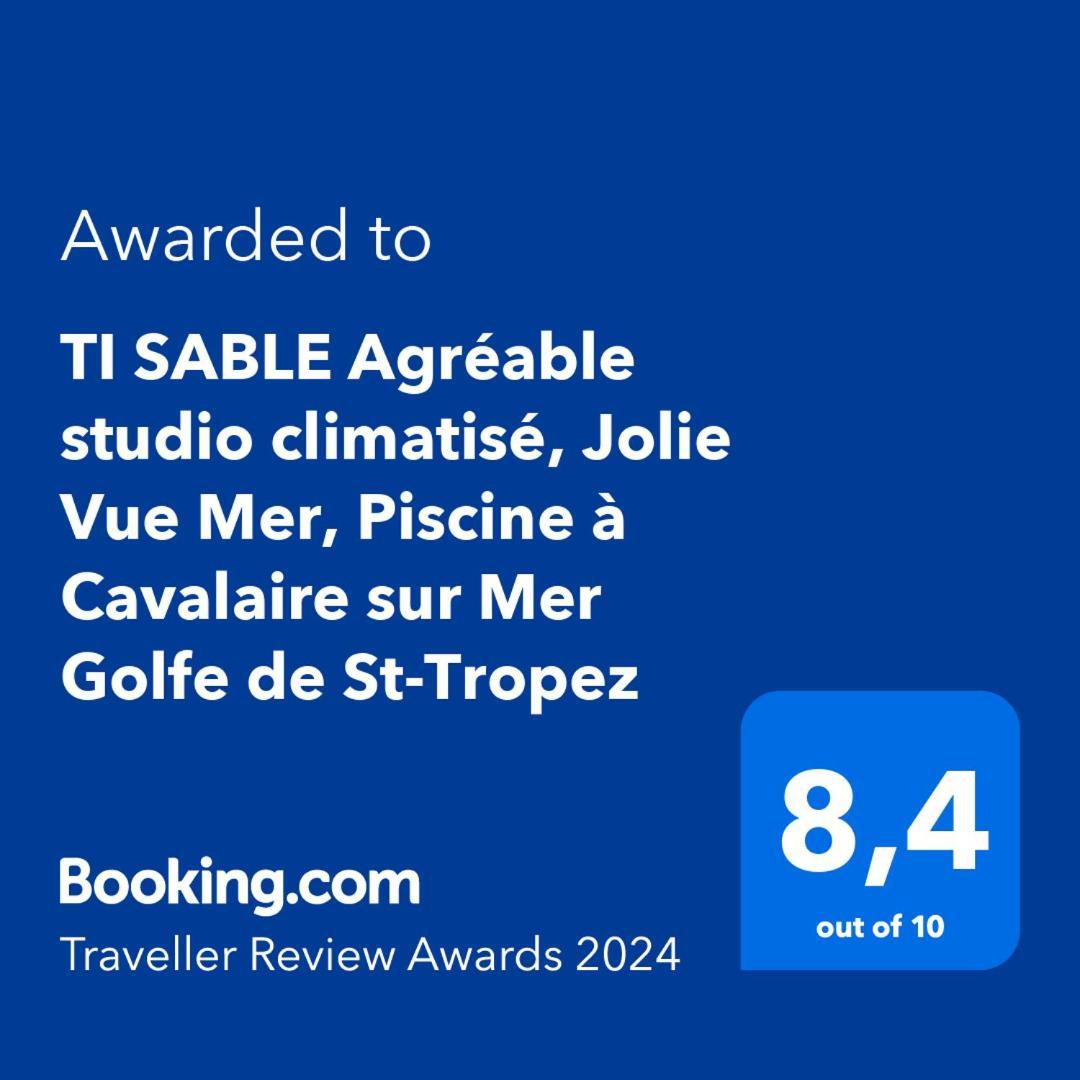 "Ti Sable" Agreable Studio Climatise, Jolie Vue Mer, Piscine A Cavalaire Sur Mer Golfe De St-Tropez Exterior foto